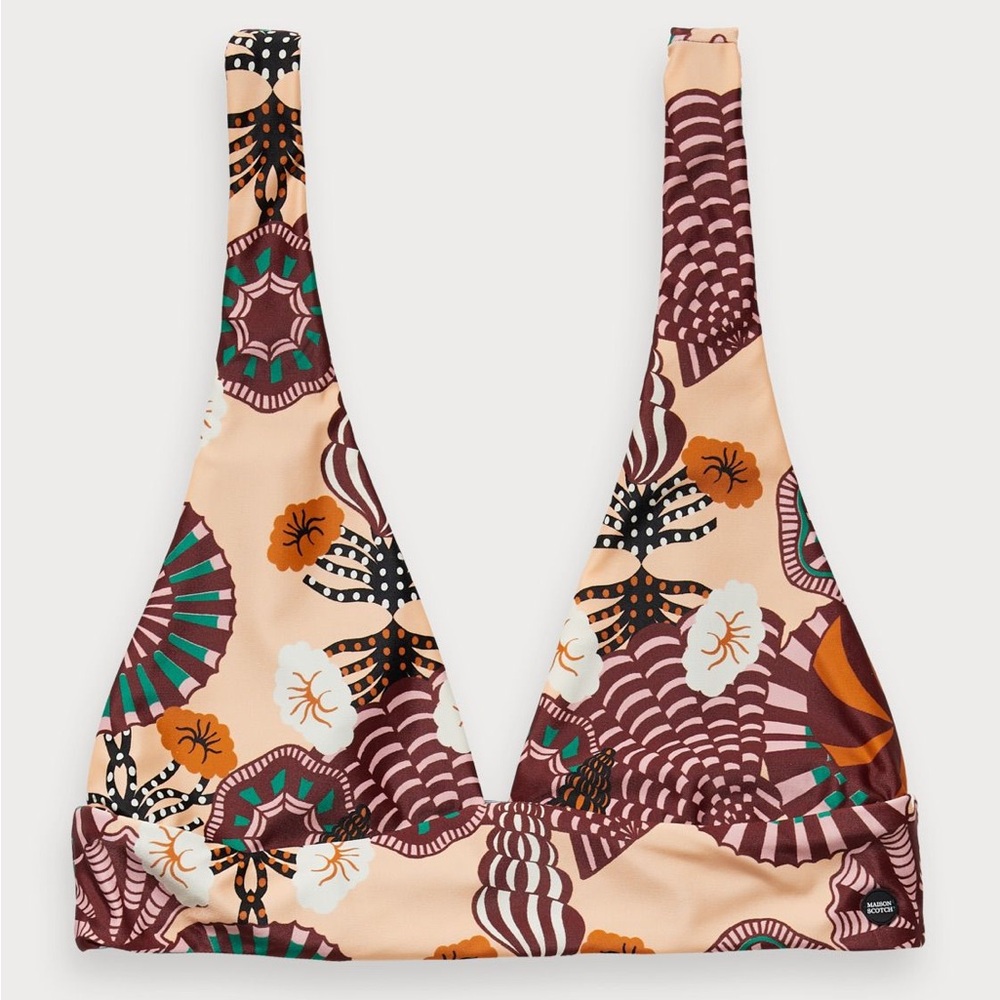 Scotch & Soda Multicolor Patterned Bikini Top